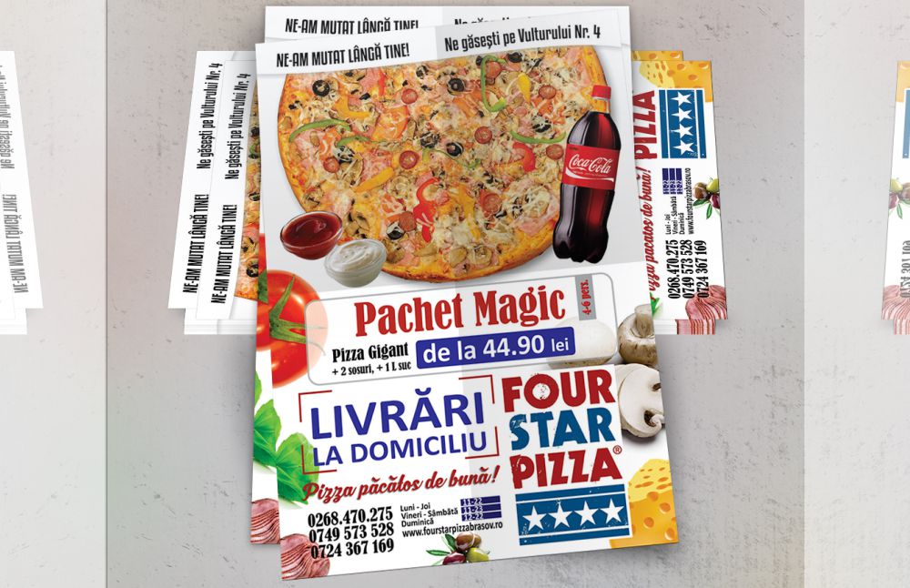Design Flyer Pizzerie Brasov