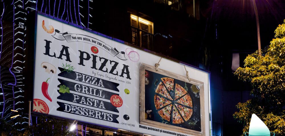 Grafica Banner Pizza Bucuresti