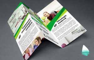 Grafica pliant clinica stomatologica
