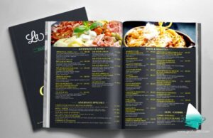 Grafica Meniu Restaurant La Trattoria Timisoara
