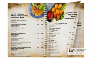 Design meniu restaurant Turist Covasna 1