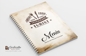 Design meniu restaurant Turist Covasna